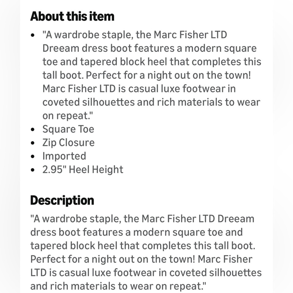 Marc fisher Brown Knee-High Leather Boots - Picture 6 of 6